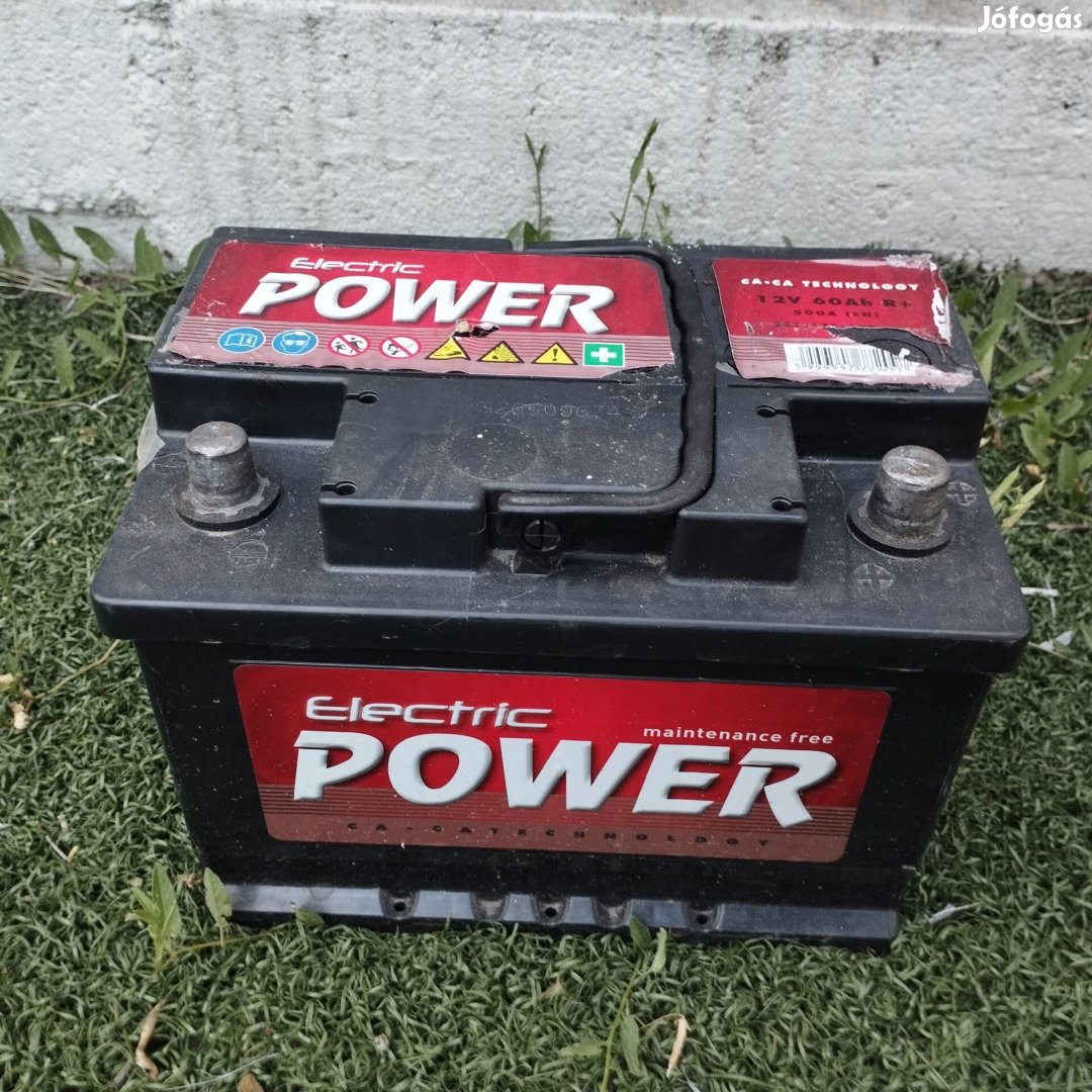 60ah Electric Power akkumulátor eladó!