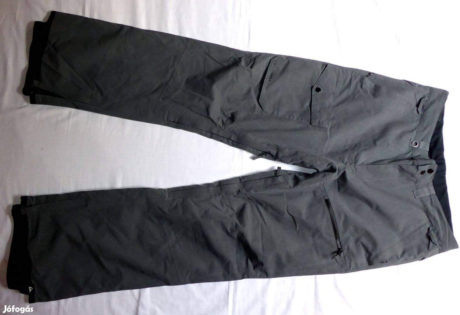 60ezres új Quicksilver nagy L / slimfit XL méretű 20K vízálló sínadrág