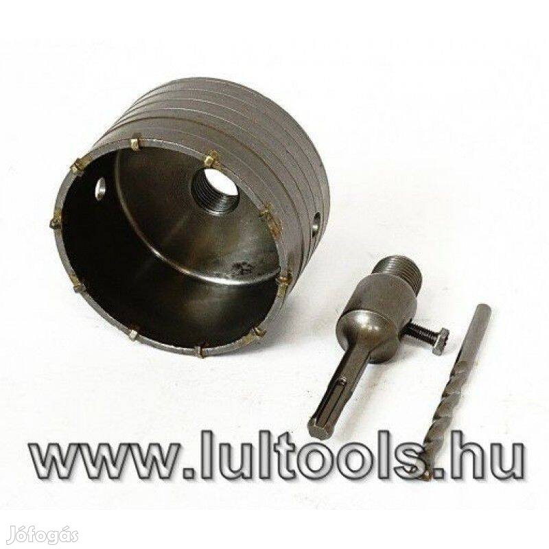 60mm-es koronafúró + sds plusz szár