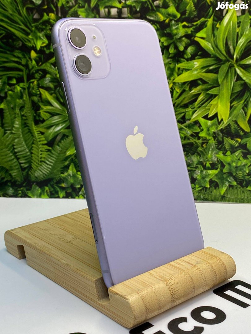 6123 Apple iphone 11 128GB 100% akkumulátor, független