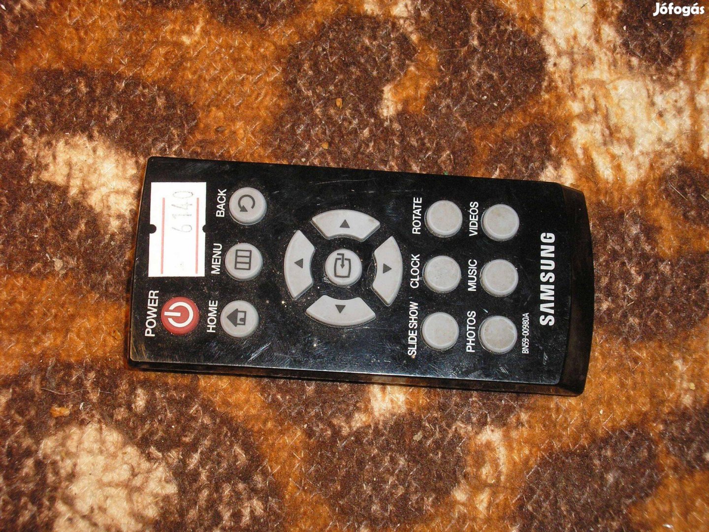 6140 Samsung digitális képkeret távirányító BN59-00980A SPF-800