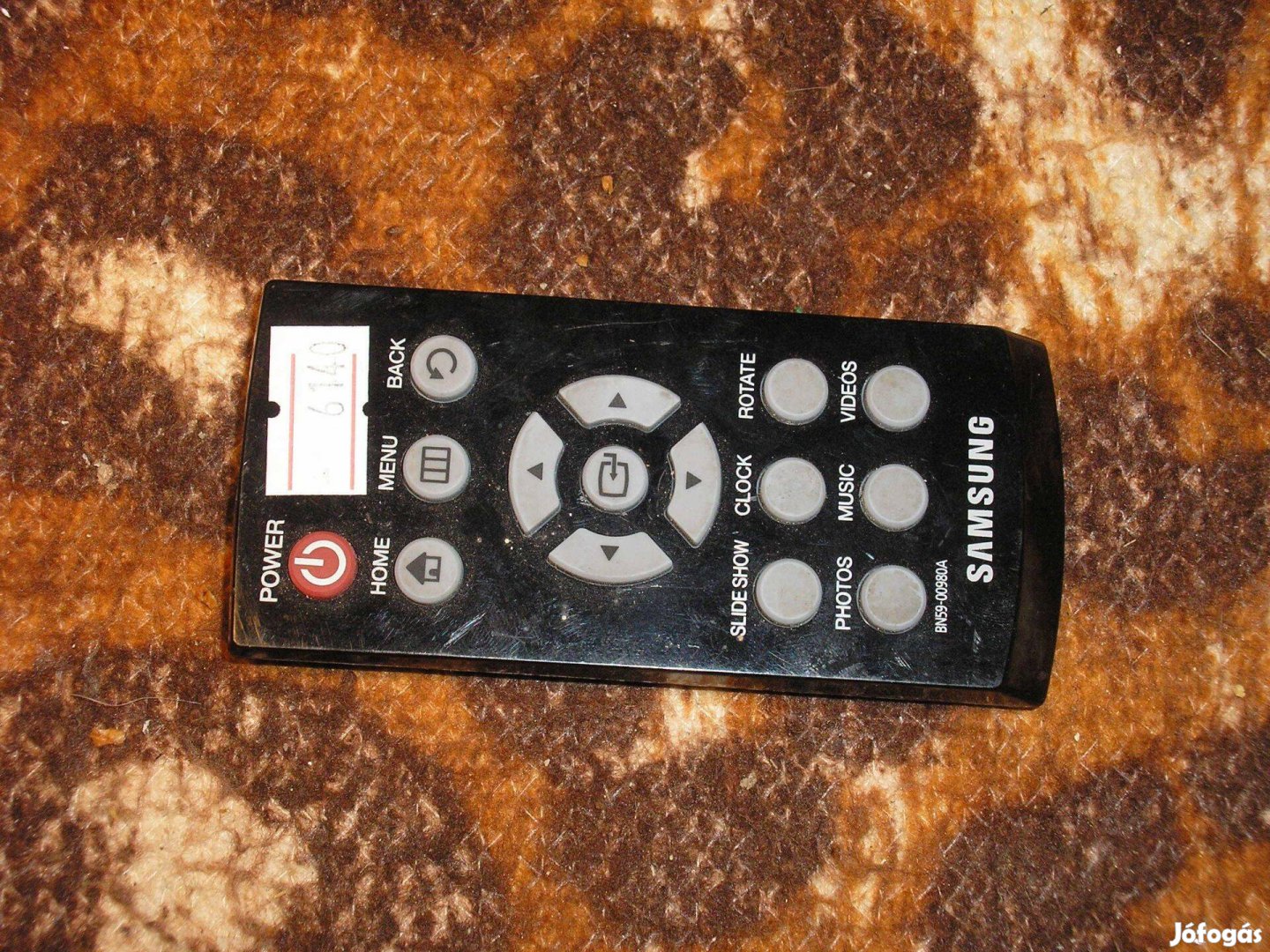 6140 Samsung digitális képkeret távirányító BN59-00980A SPF-800