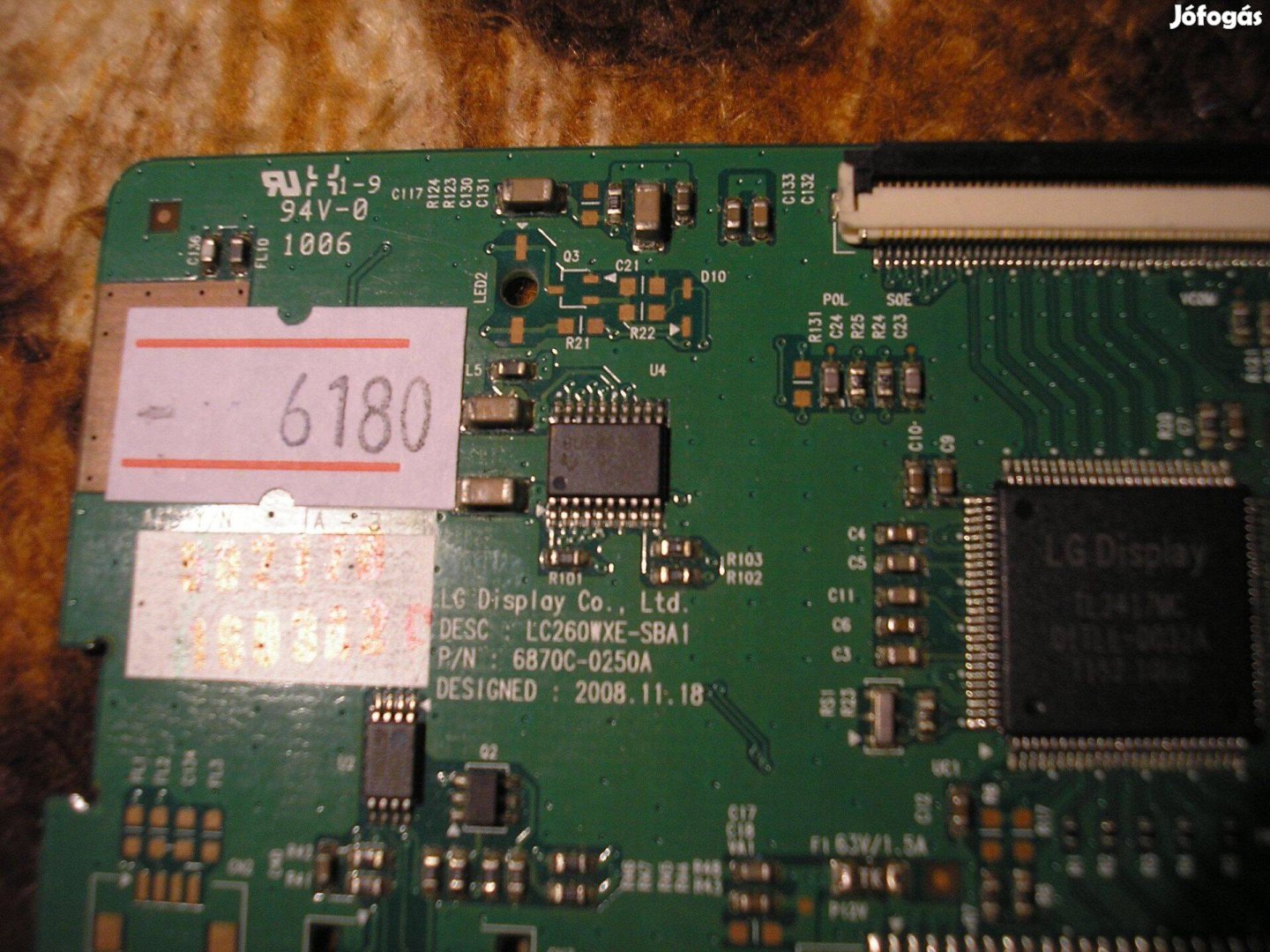 6180 LG T-CON 6870C-0250A LC260Wxe-SBA11 TL2417MC