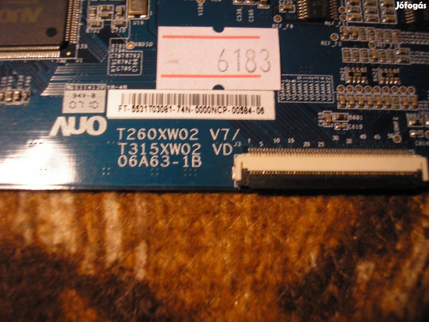 6183 Auo T-CON 06A63-1B T260Xw02 V7 T315Xw02 VD Auo-039