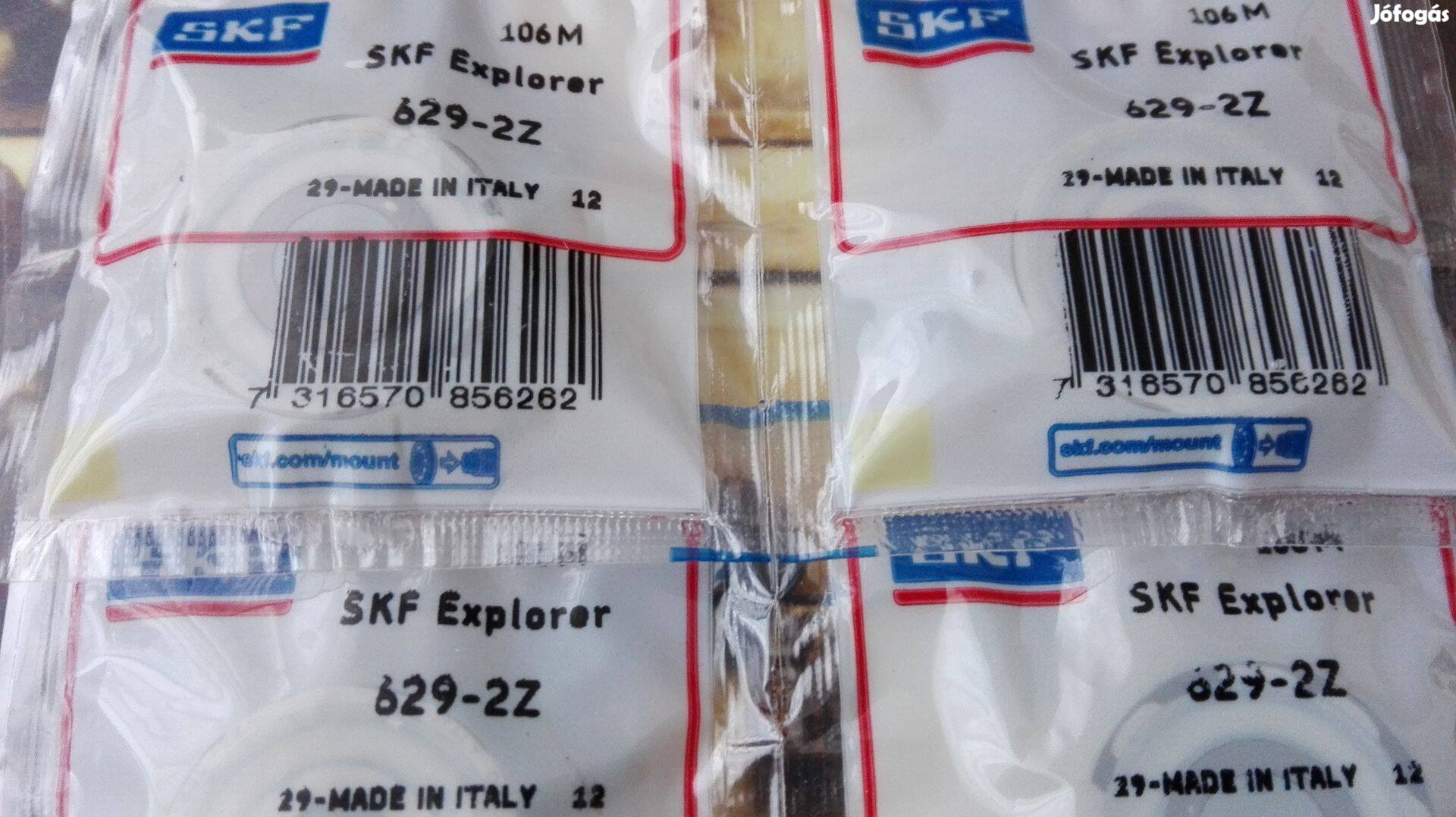 629-es 2Z Minőségi SKF csapágy 4 db