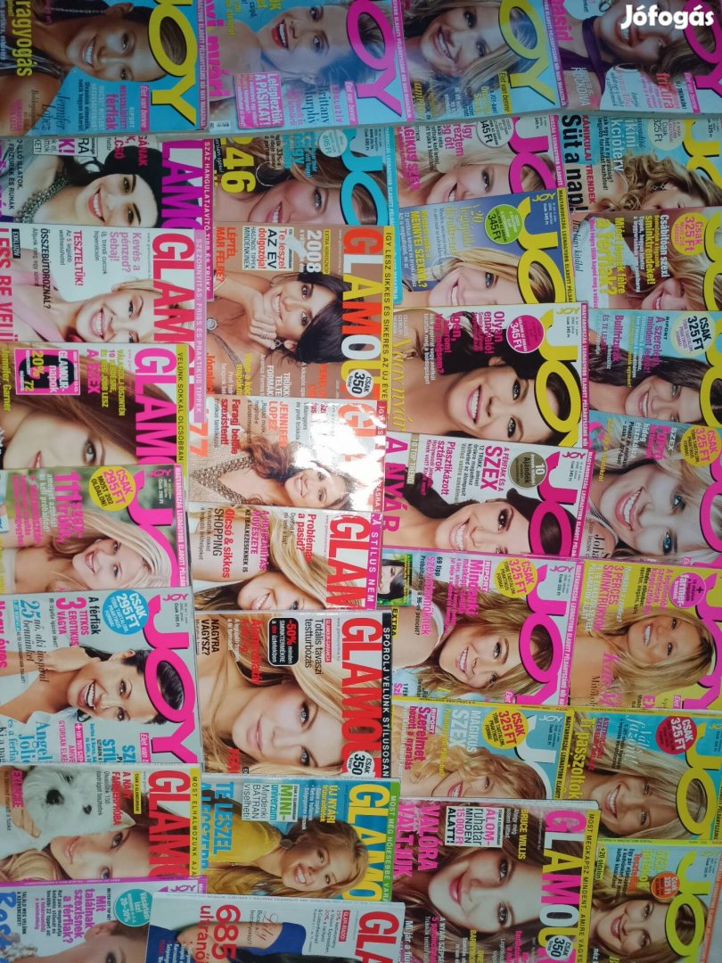 62 db Glamour Joy magazin 2005-2010 érdekel valakit?