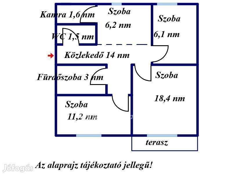 62 nm-es lakás eladó Jászberény