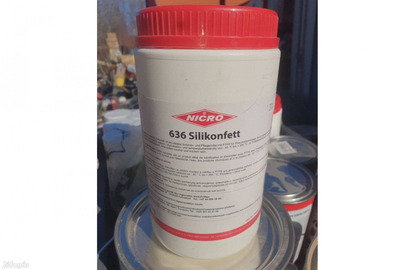 636 silikonfett szilikon zsír 1 kg
