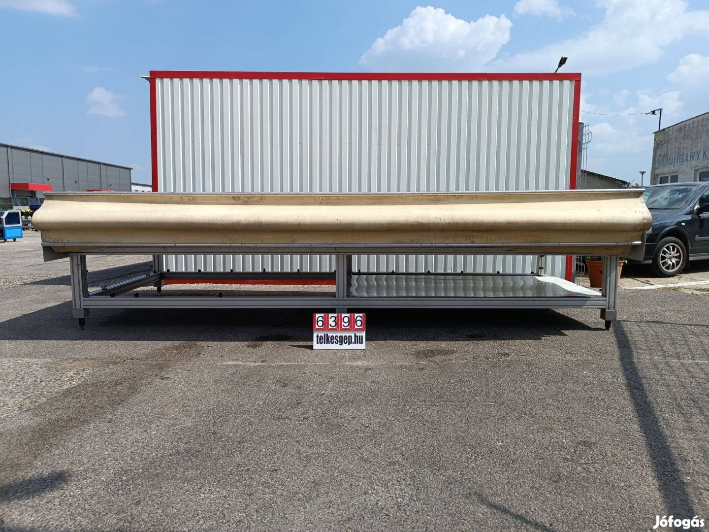 6396 - Szállítószalag, Lamellás szállítószalag, Lamellás