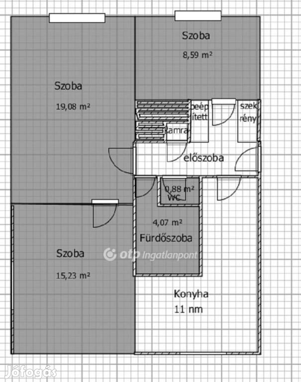 63 nm-es lakás eladó Ajka