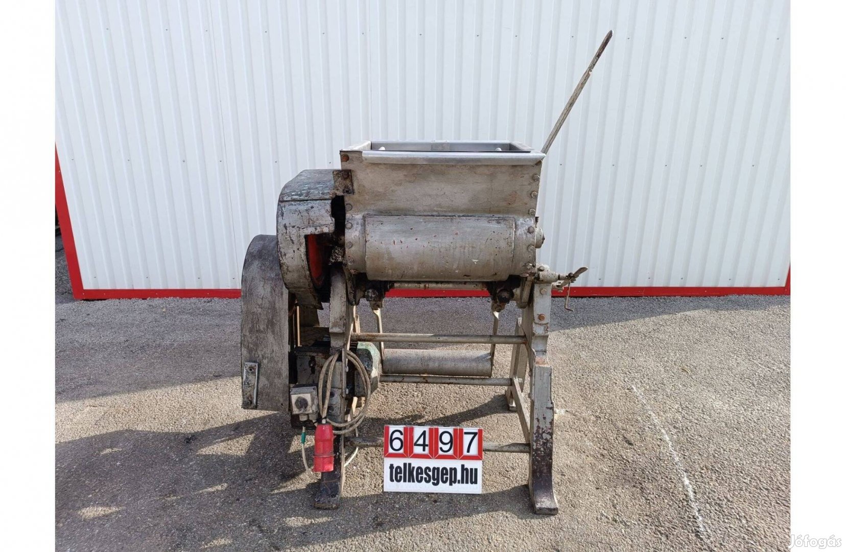 6497 - Keverőgép, kéttengelyes keverő, Z karos keverő
