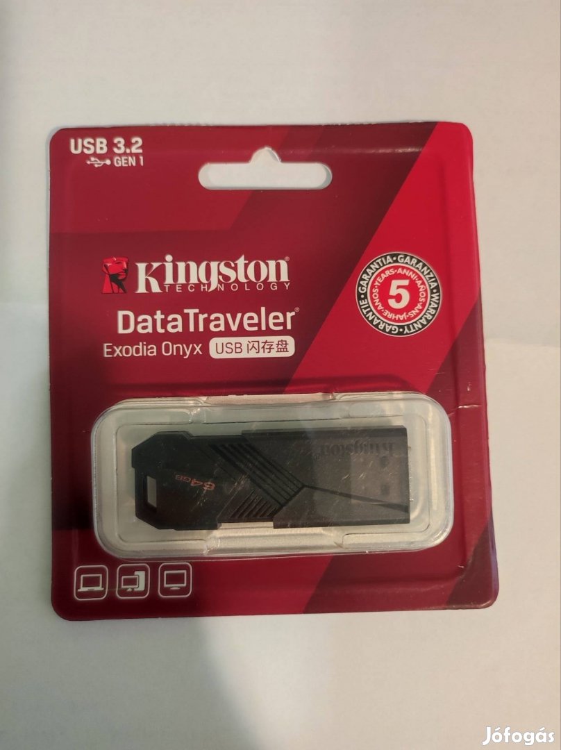 64GB Kingston pendrive Data Travel Exodia 3.2 USB új 