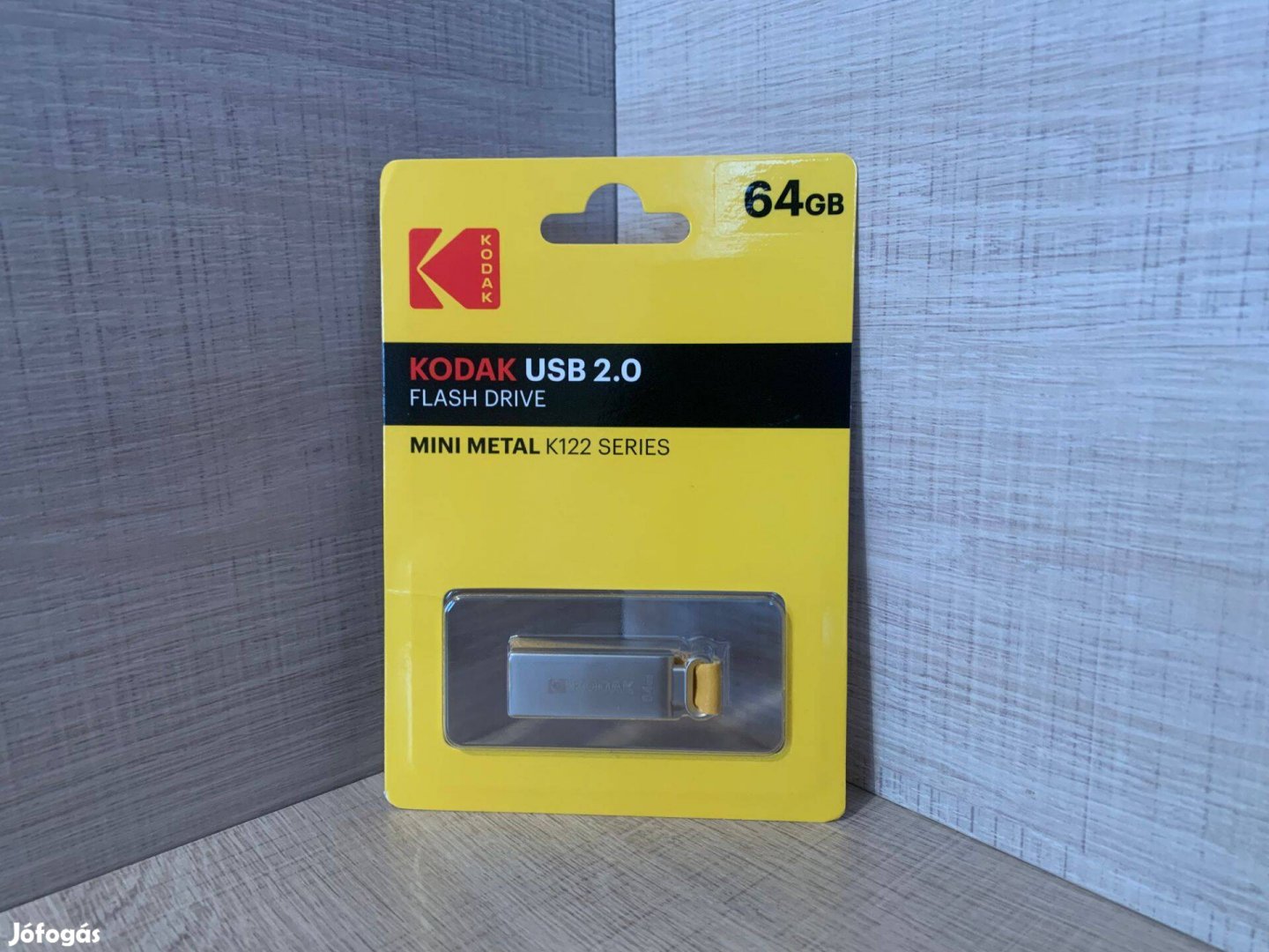 64GB Kodak, Pendrive, USB 2.0, Fém, Vízálló, Új