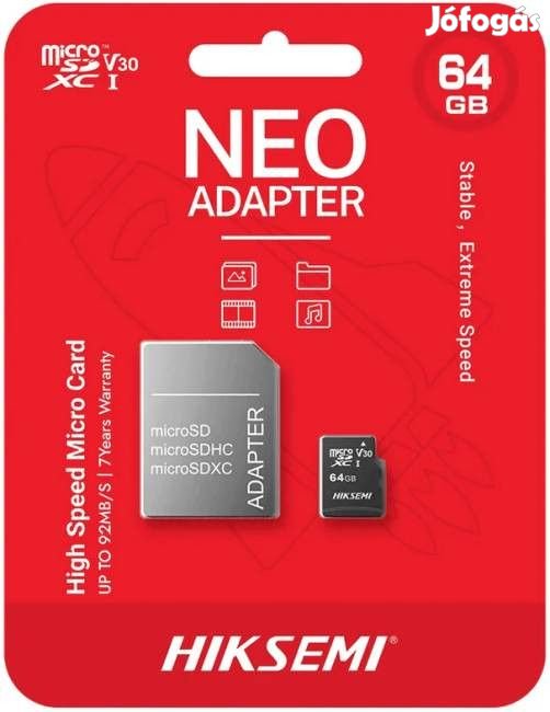 64 GB MicroSD kártya Hiksemi NEO