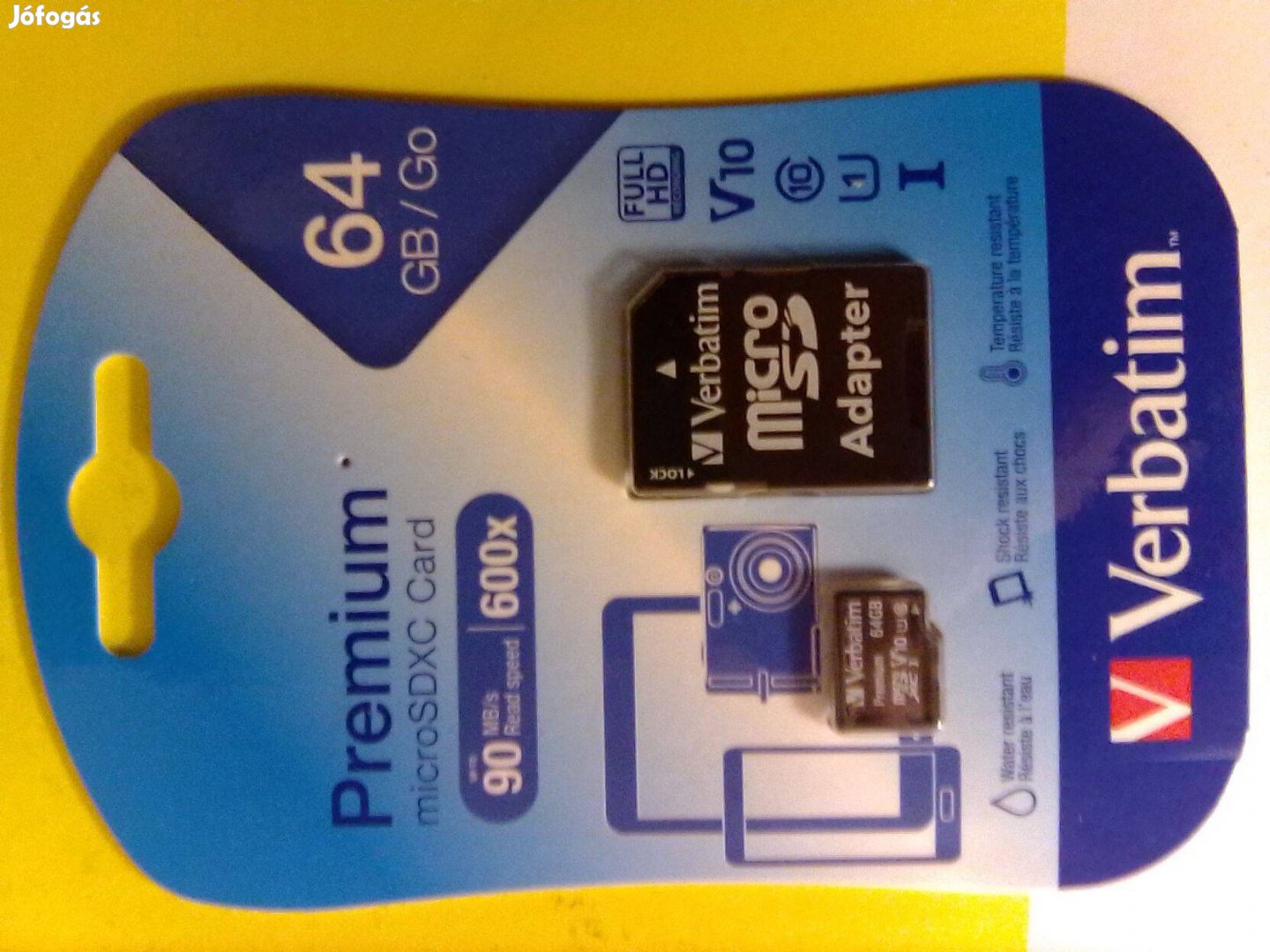 64 GB-os microsdxc kártya