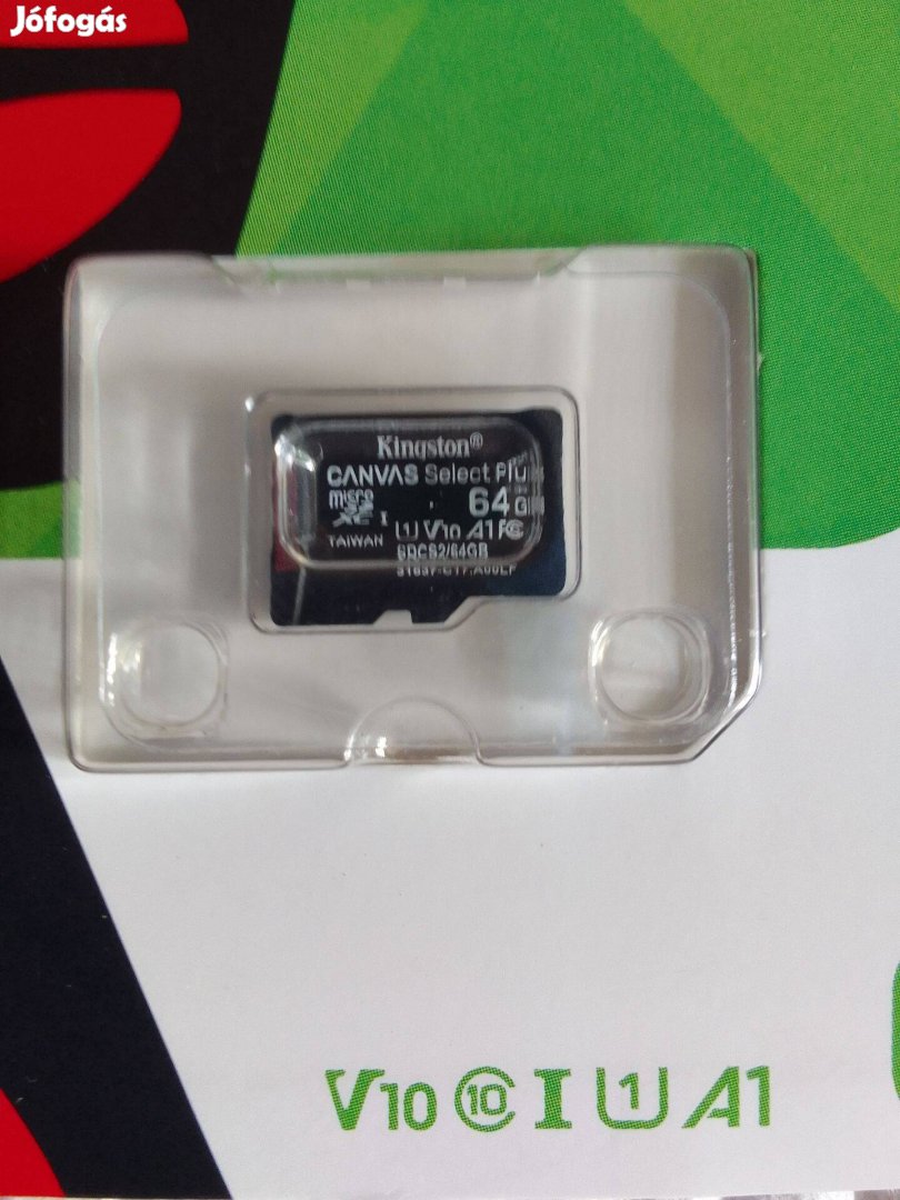 64gb sd kártya. Kingston márkás termék ! micro kártya. TF kártya