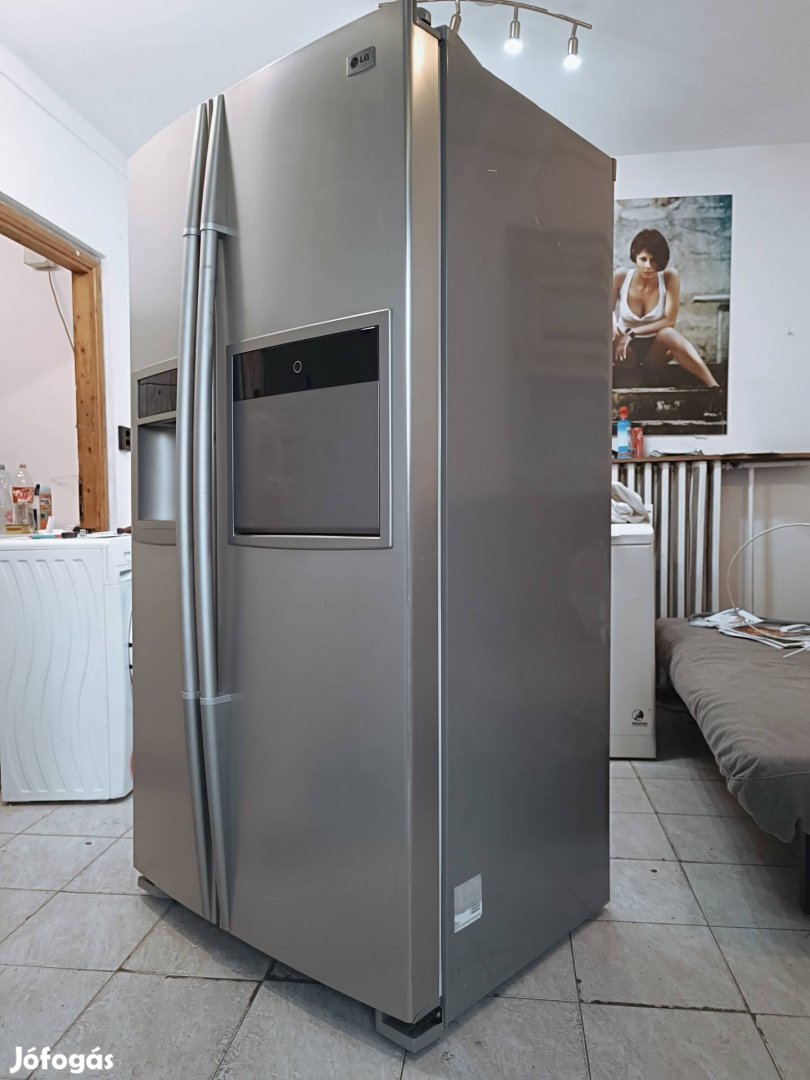 650l A+++, inverteres LG side by side hűtőszekrény hűtőgép hűtő 