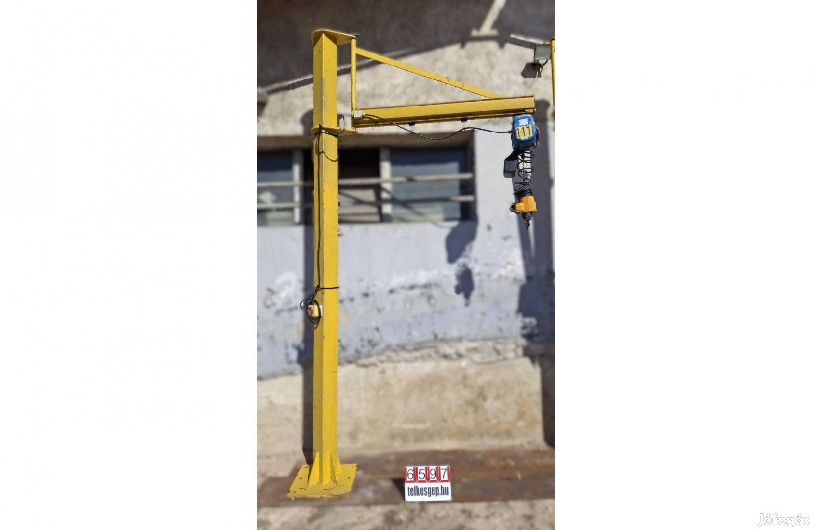 6597 - Oszlopos daru, Oszlopos forgódaru, Daru 125 kg