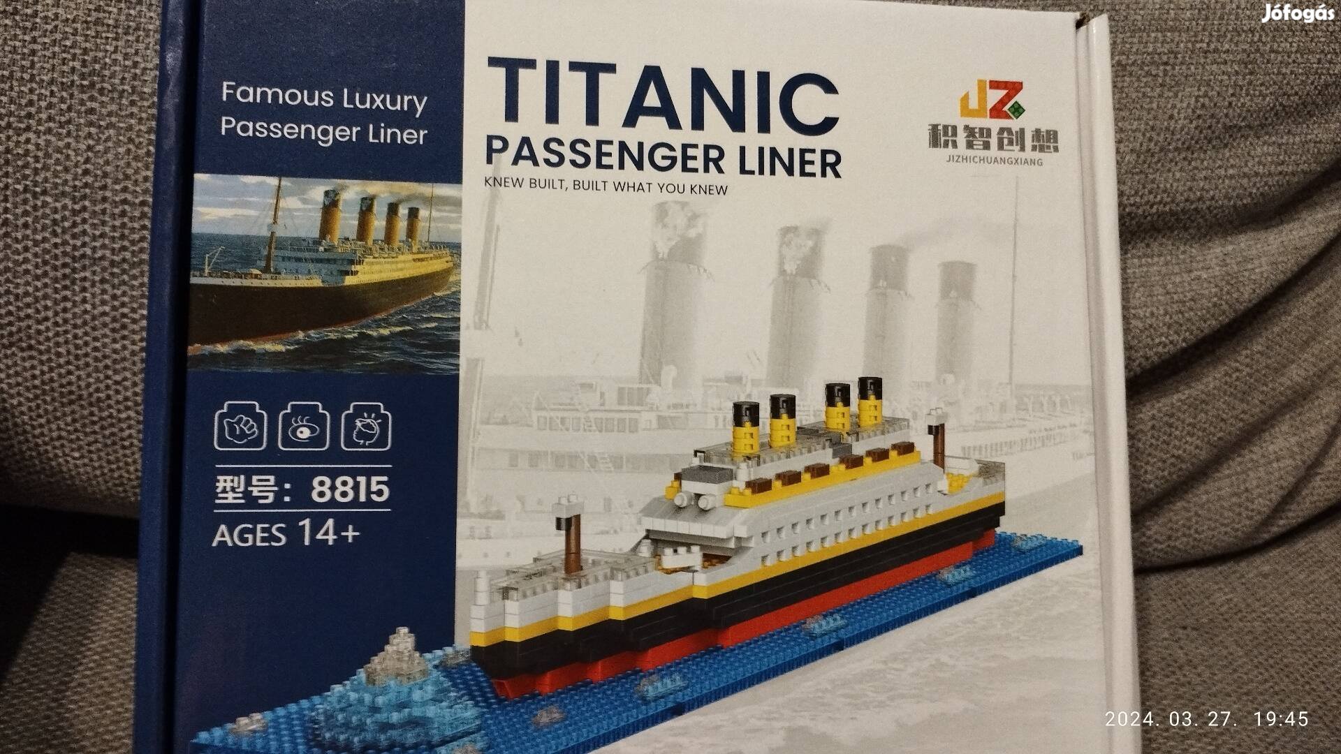 659 Dbos Titanic Építőjáték Új!