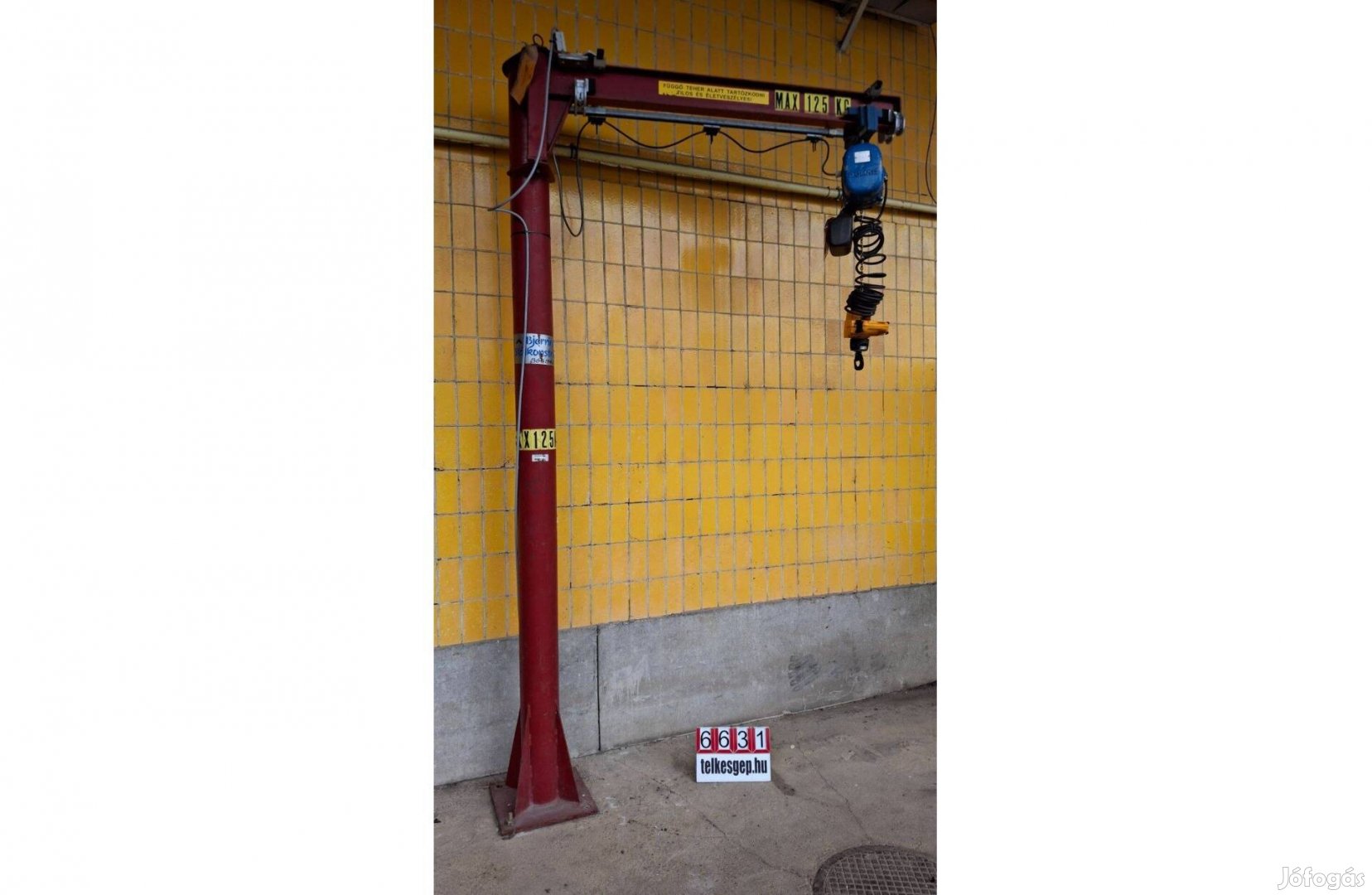 6631 - Oszlopos daru, Forgódaru , Daru 80 kg