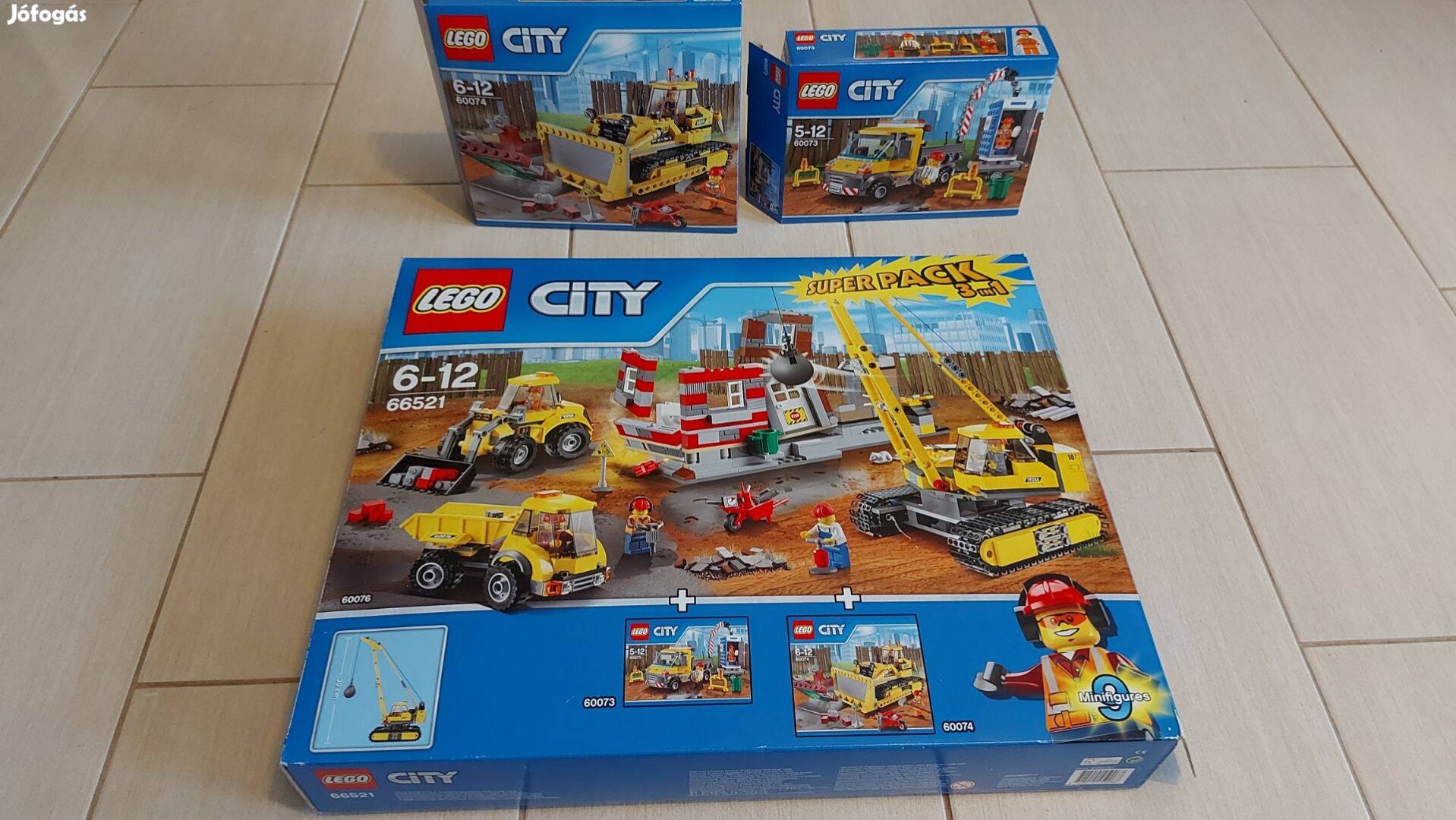 66521 Lego city 3in1 bontási terület 60076 60074 60073
