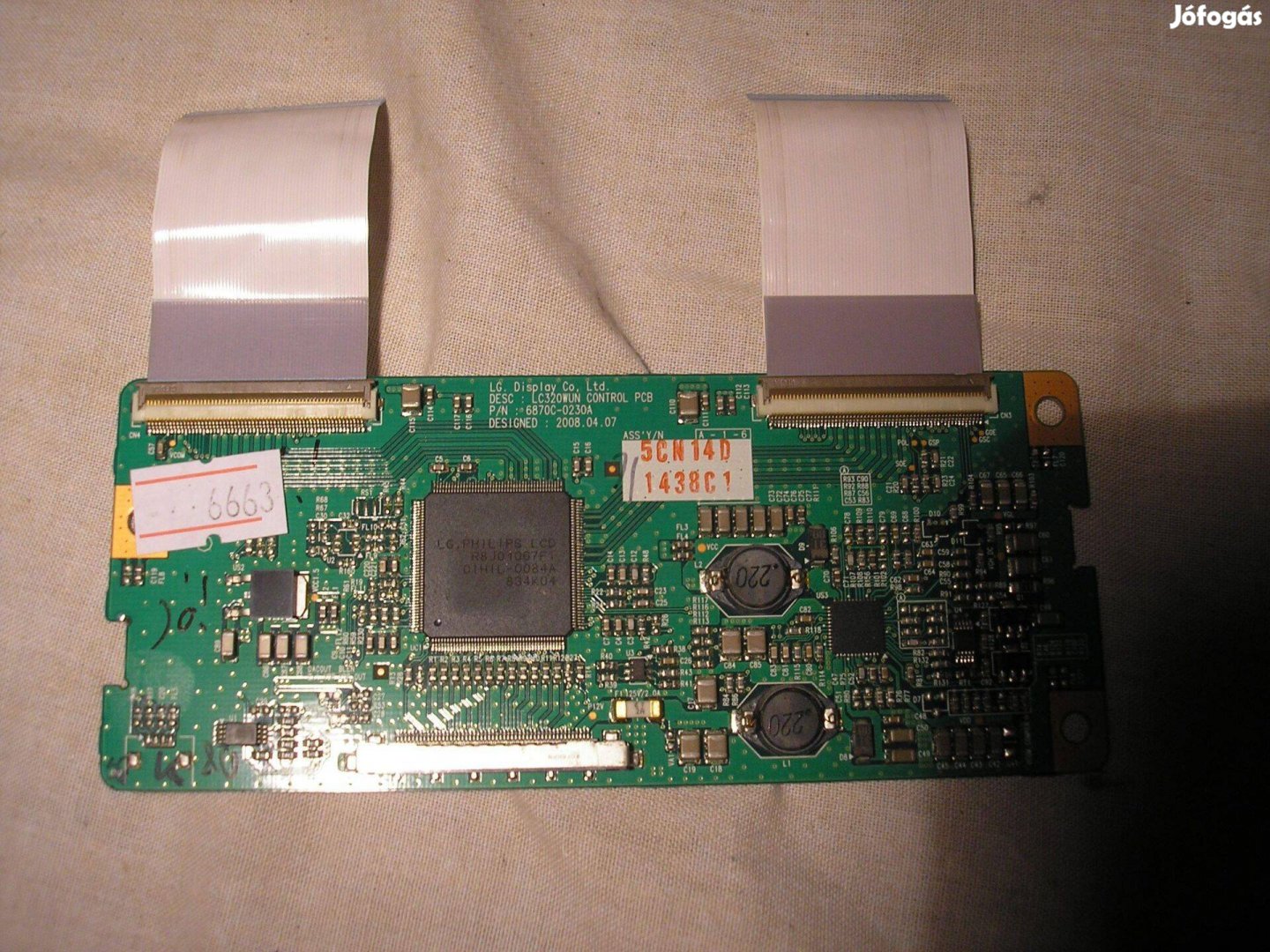 6663 LG 32LG5600 T-CON 6870C-0230A LC320Wun