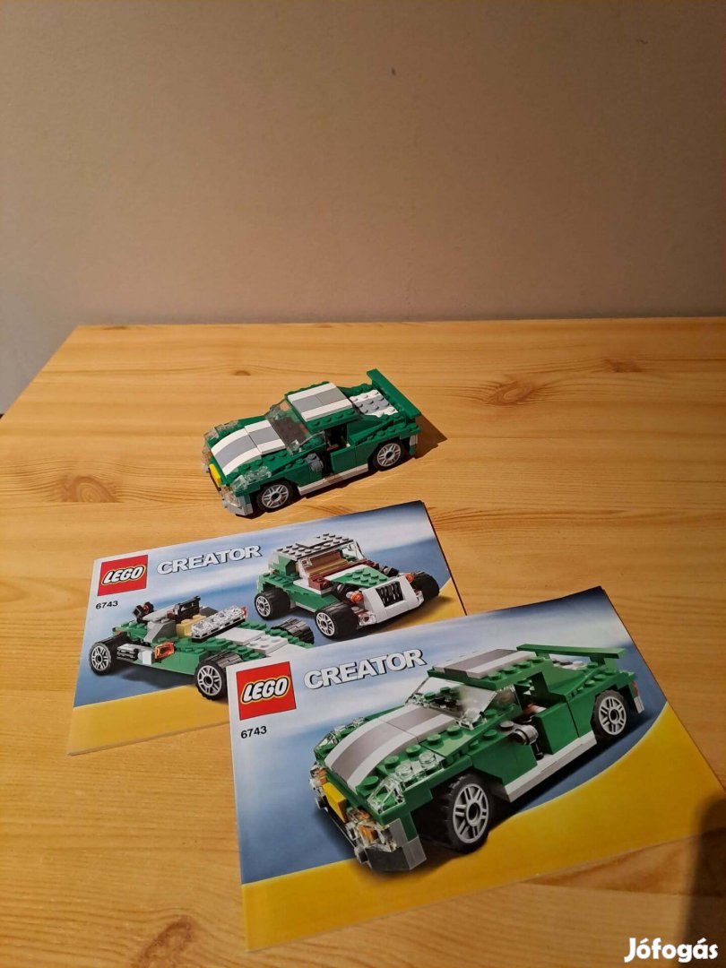 6743 Lego Creator autó szett