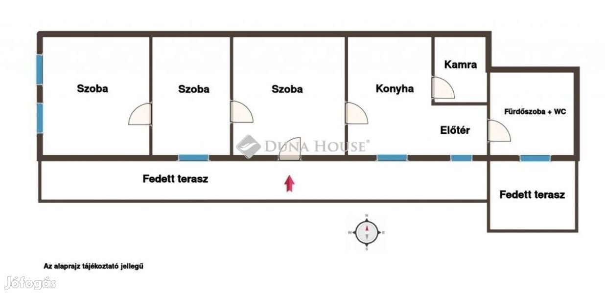 67 nm-es ház eladó Kásád