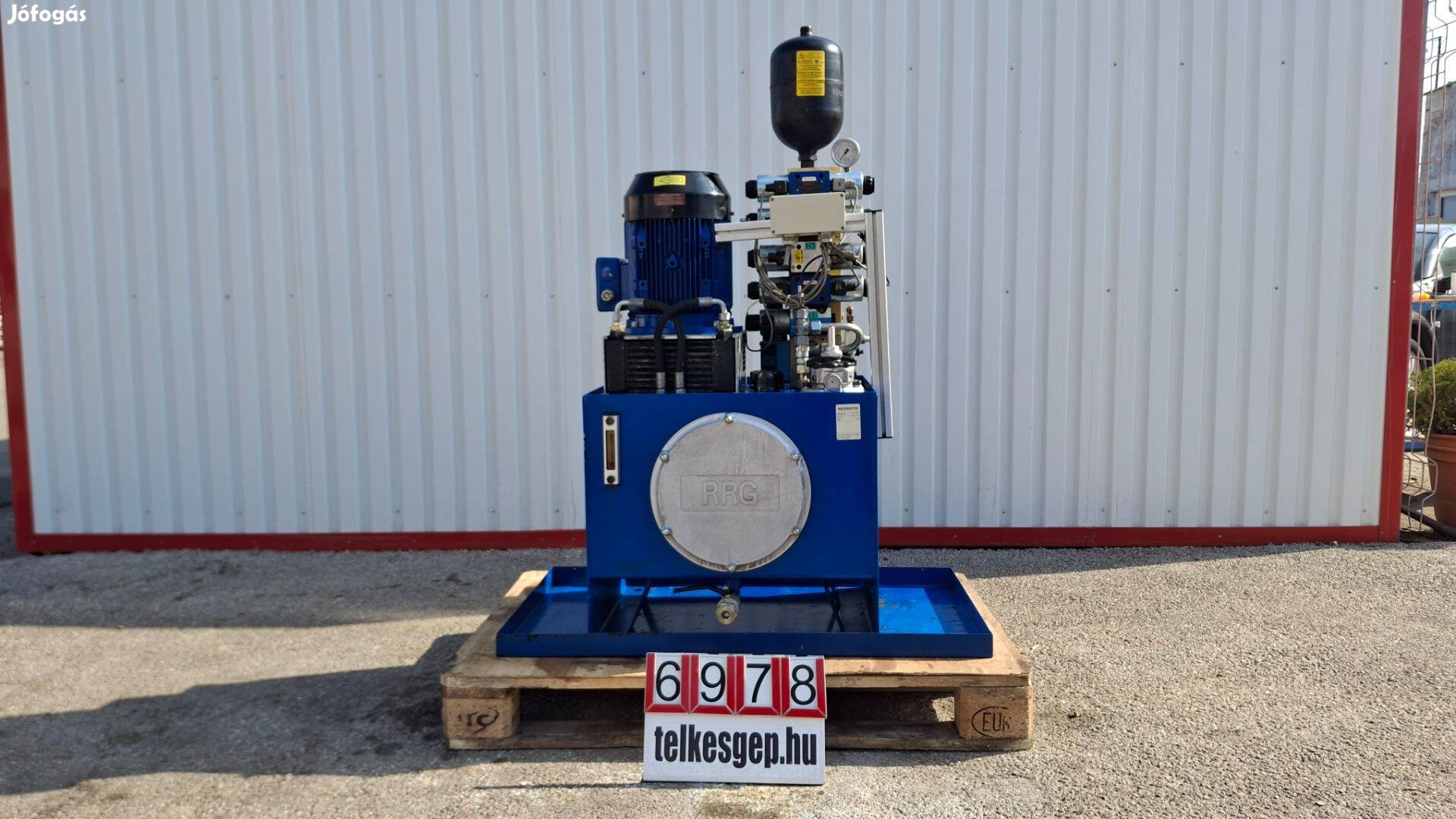 6978 - Hidraulikus tápegység, Hidrotáp, Rexroth Rrg,Bosch