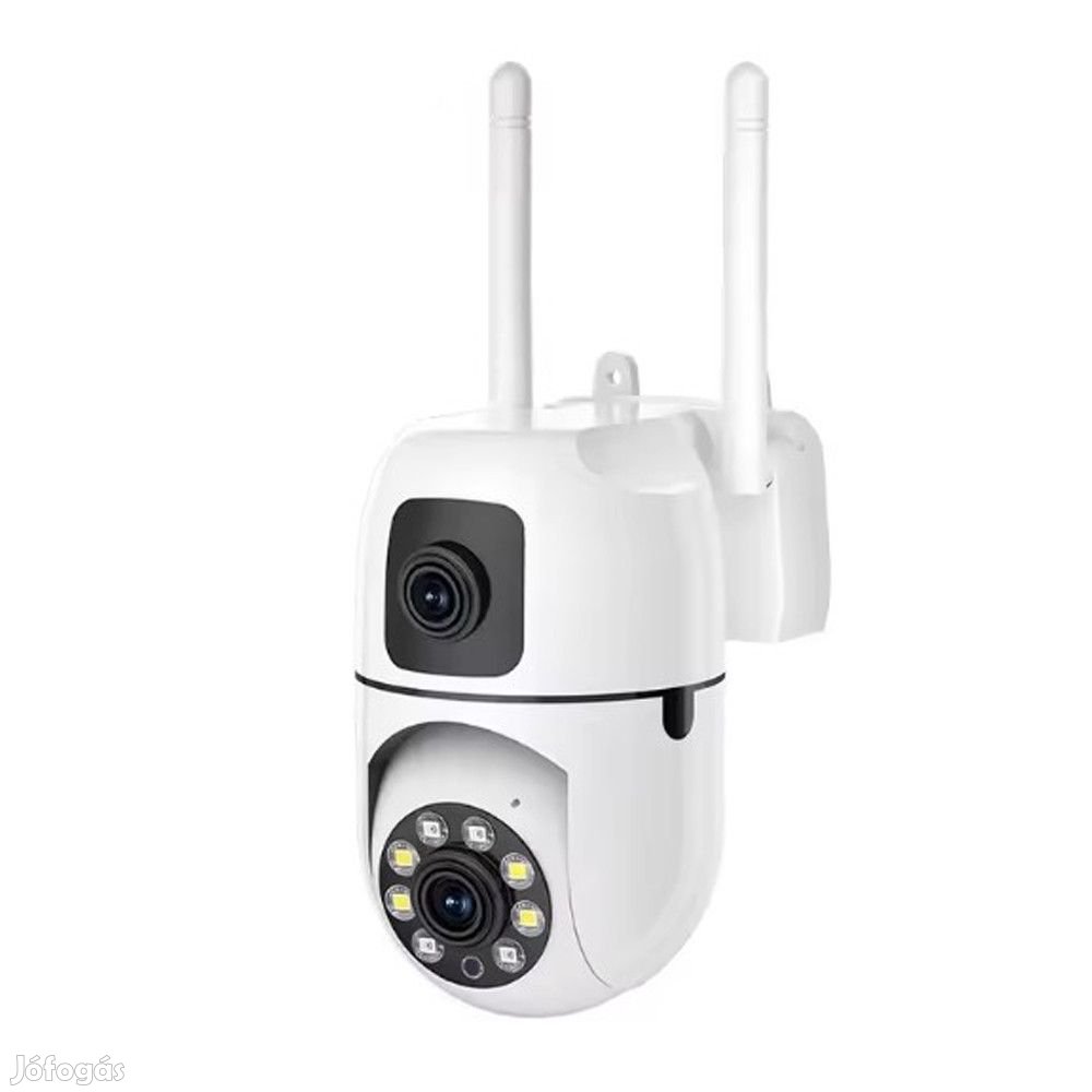 6MP mini dupla lencsés biztonsági kamera, színes éjjellátó,