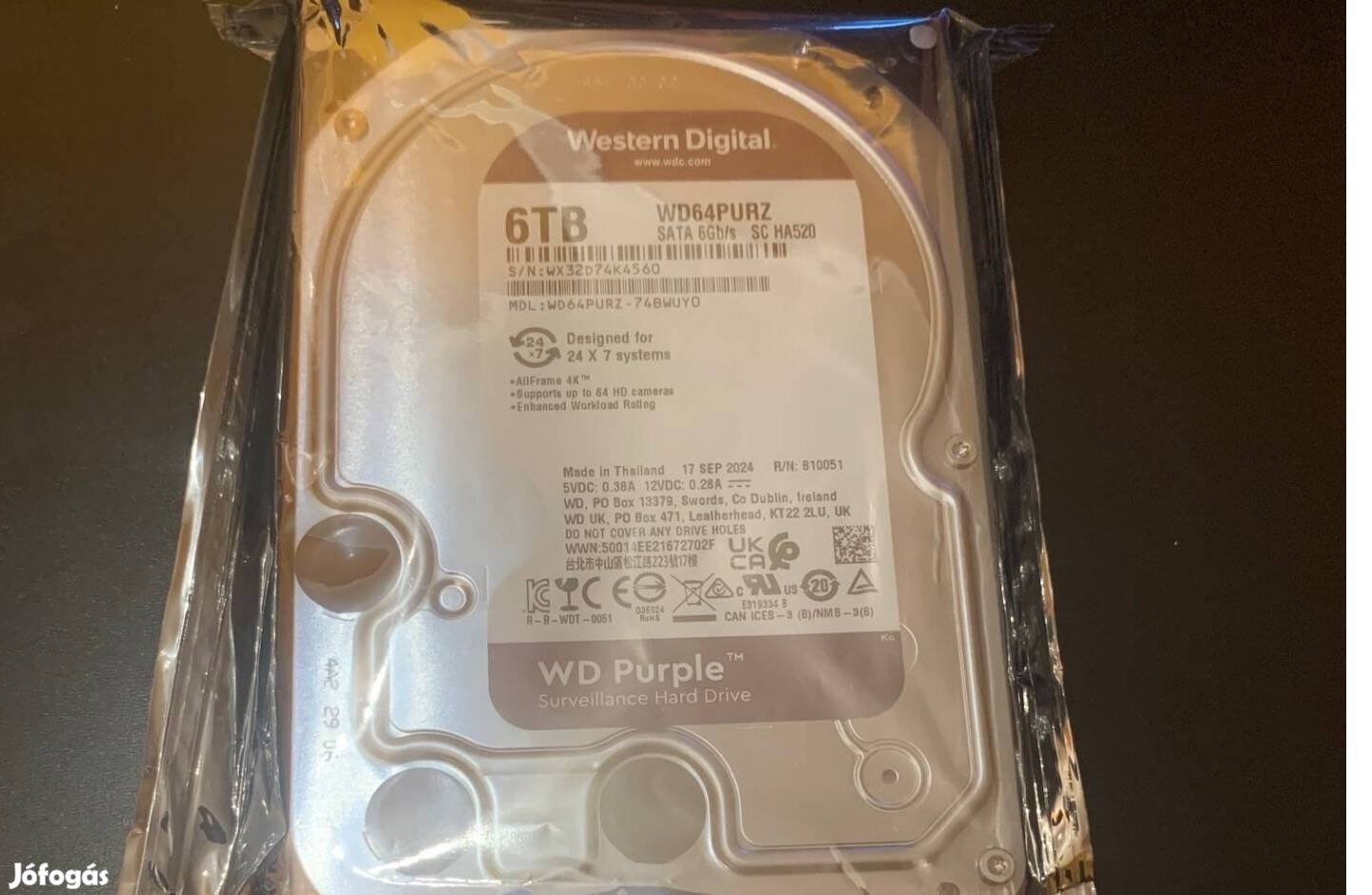 6TB Winchester- Western Digital