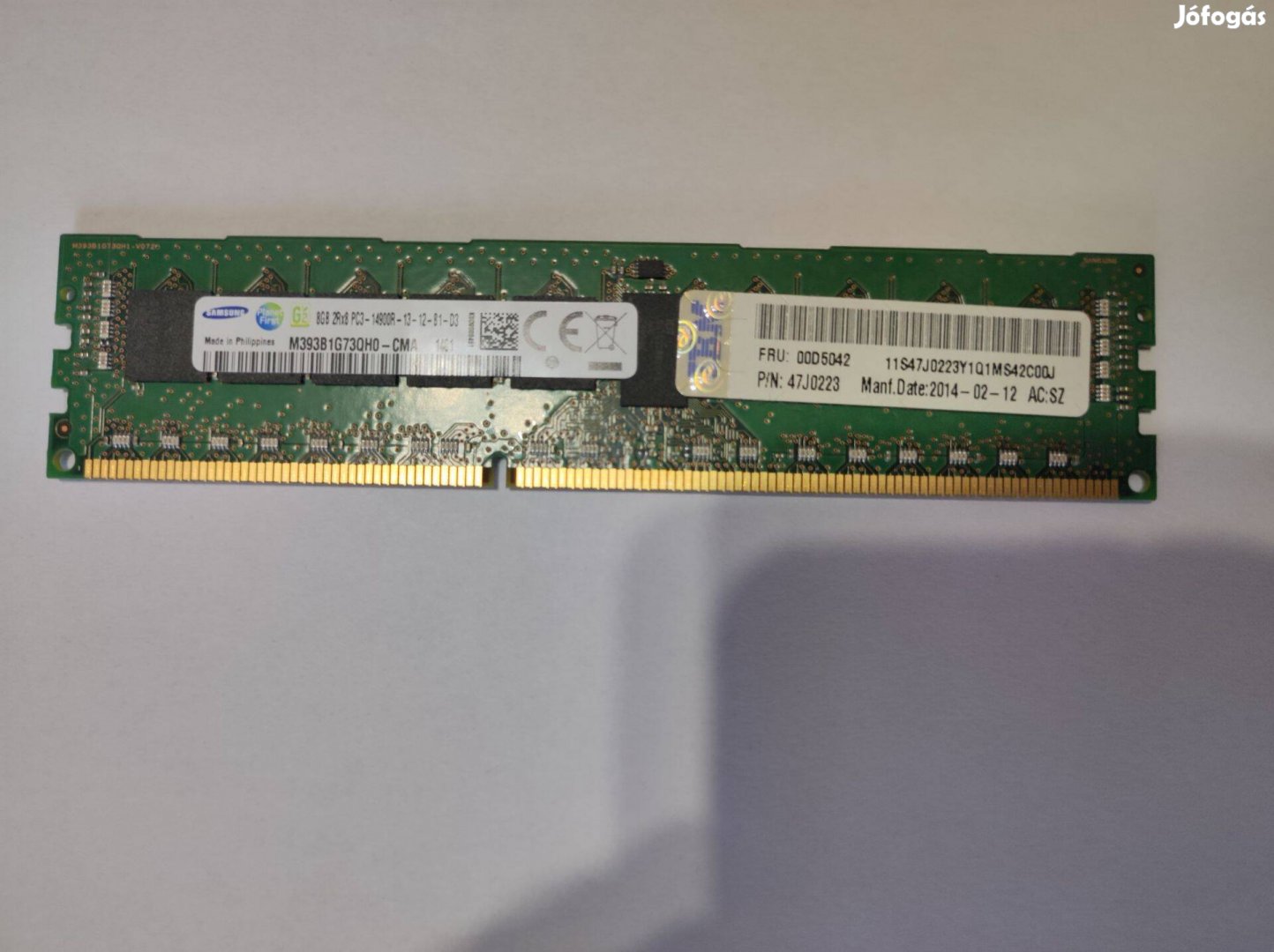 6 X 8Gb 2RX8 ECC RAM eladó