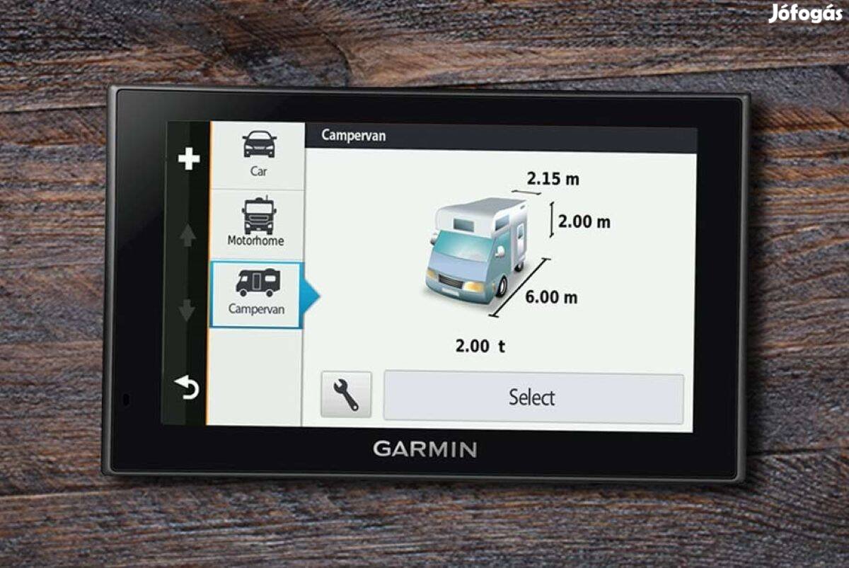 6" Lakókocsi Lakóautó GPS Garmin Camper 660 navigáció 2024 Full EU TMC