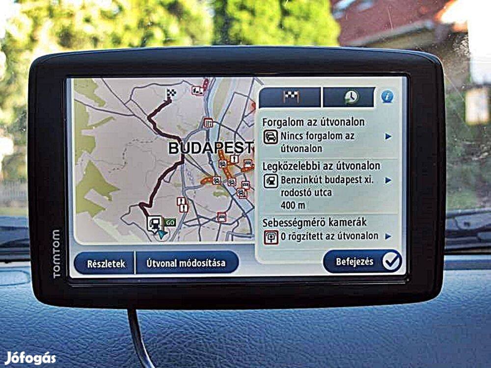 6" Minőségi Tomtom Start 60 GPS Navigáció 2024 élettartam Full EU !