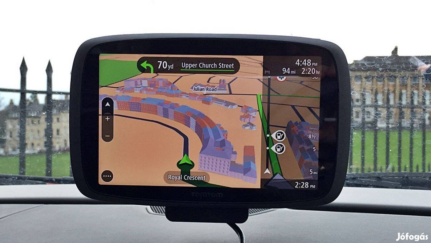6" Prémium GPS Tomtom GO 6000 navigáció 2024 élettartam EU SIM TMC
