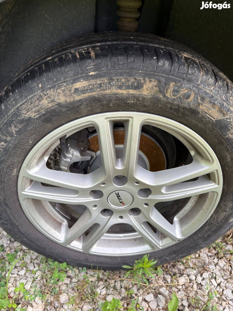6 darab 16-os alufelni 5x112 aluminium árban sérültek
