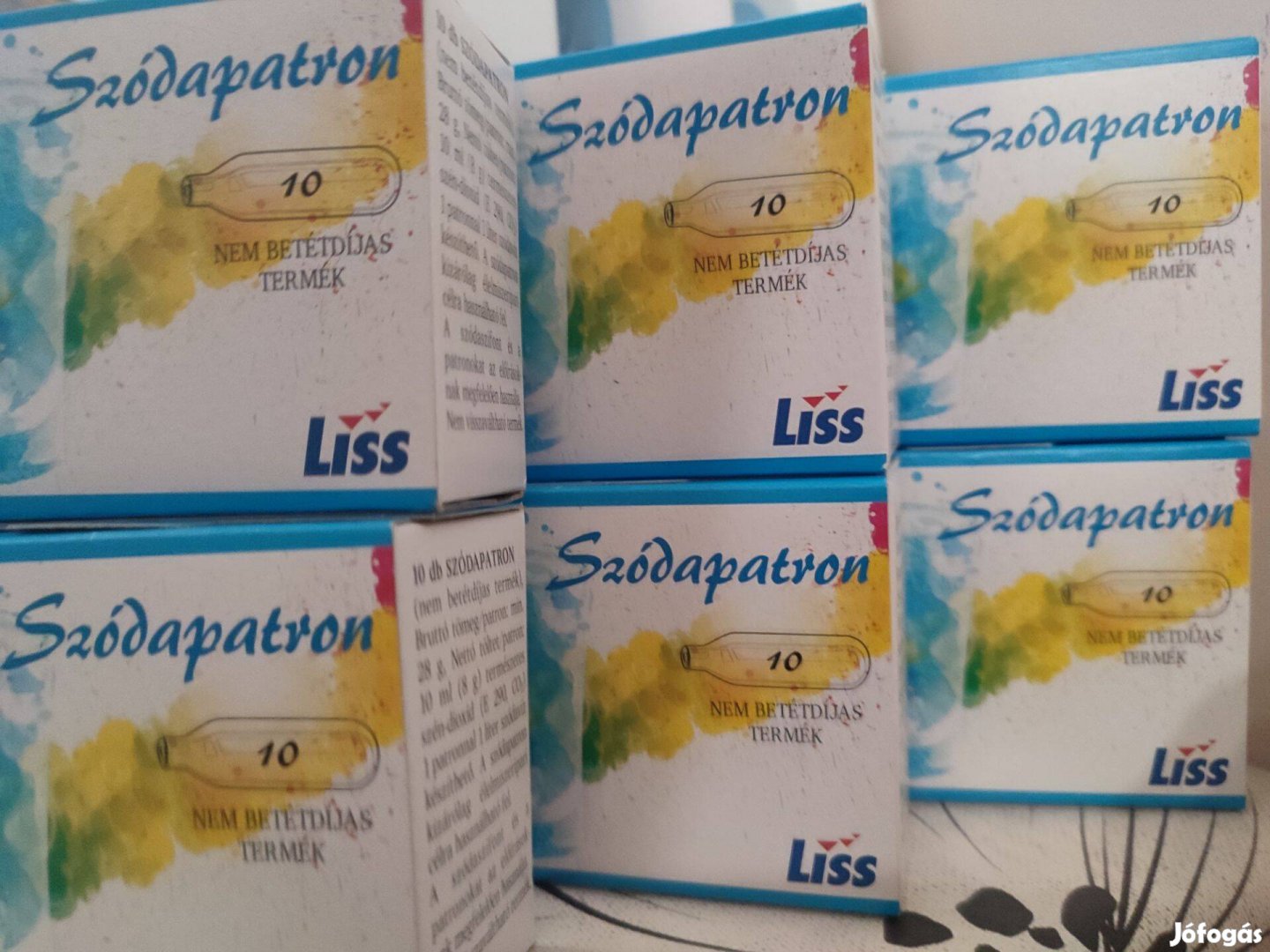 6 darab Liss szódapatron