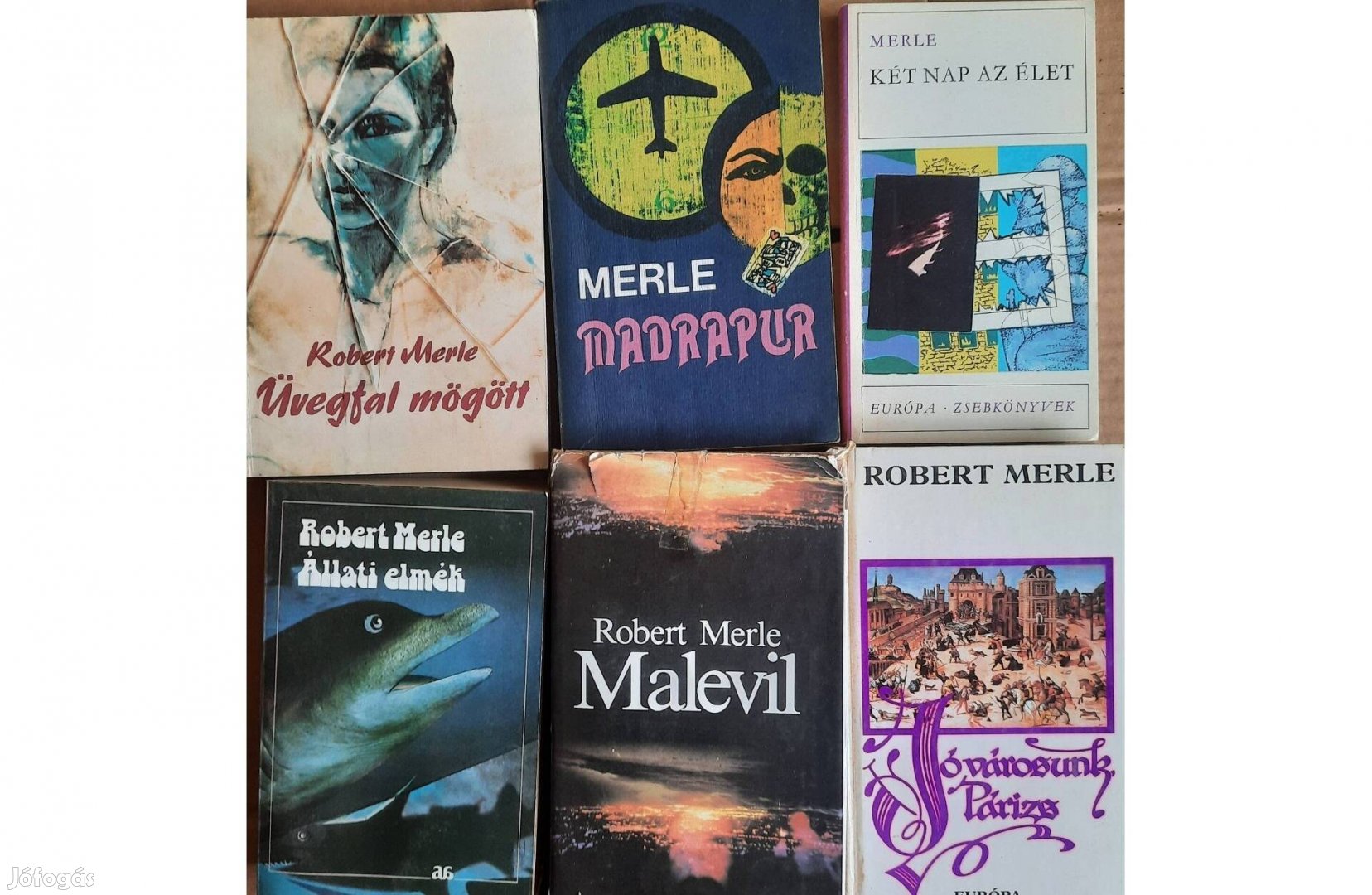 6 darab Robert Merle könyv eladó