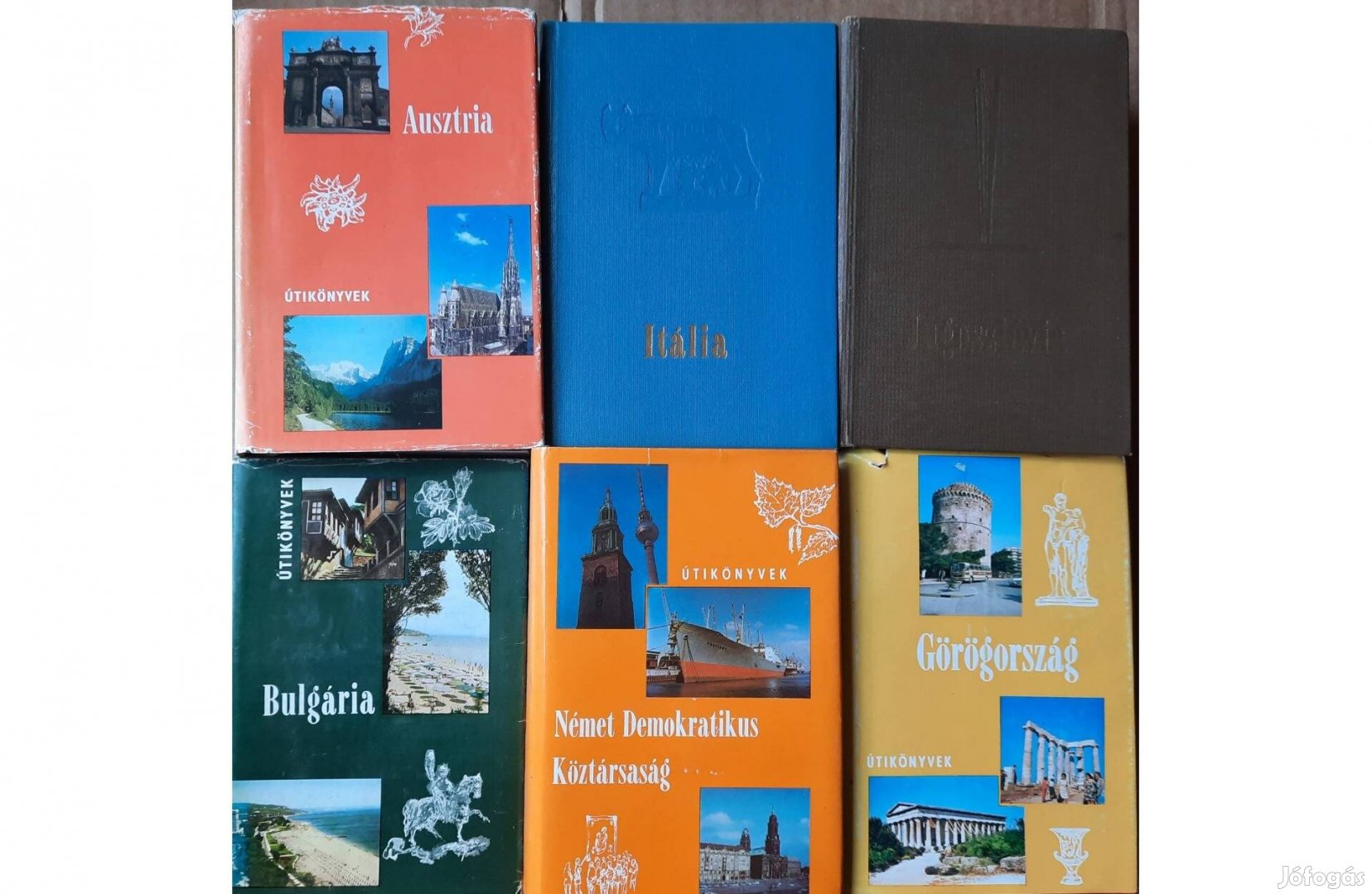 6 darab könyv eladó a Panoráma útikönyvek sorozatból