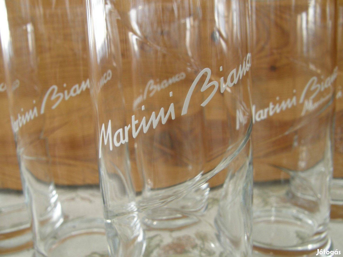 6 db Martini Bianco pohár