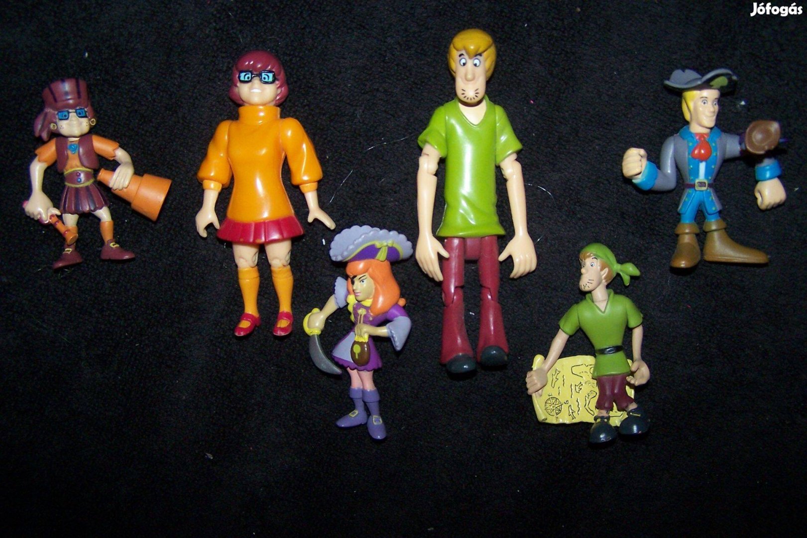 6 db Scooby-do figura