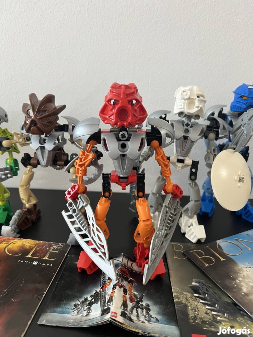 6 db Toa Nuva (Tahu, Gali, Koapaka, Onua, Pohatu, Lewa)