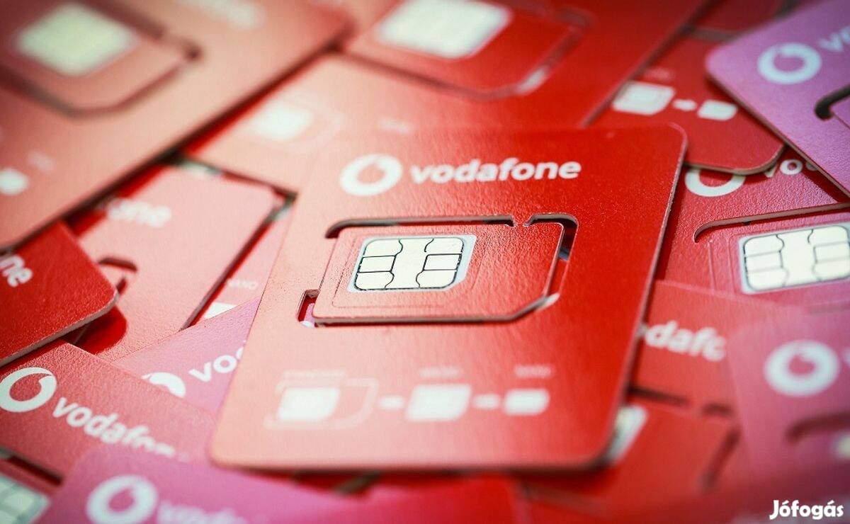 6 db Vodafone SIM kártya, különleges telefonszámok