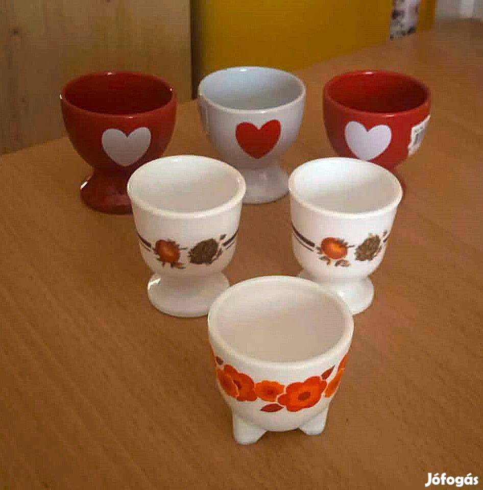 6 db. többféle tojástartó, napi használatra, húsvéti