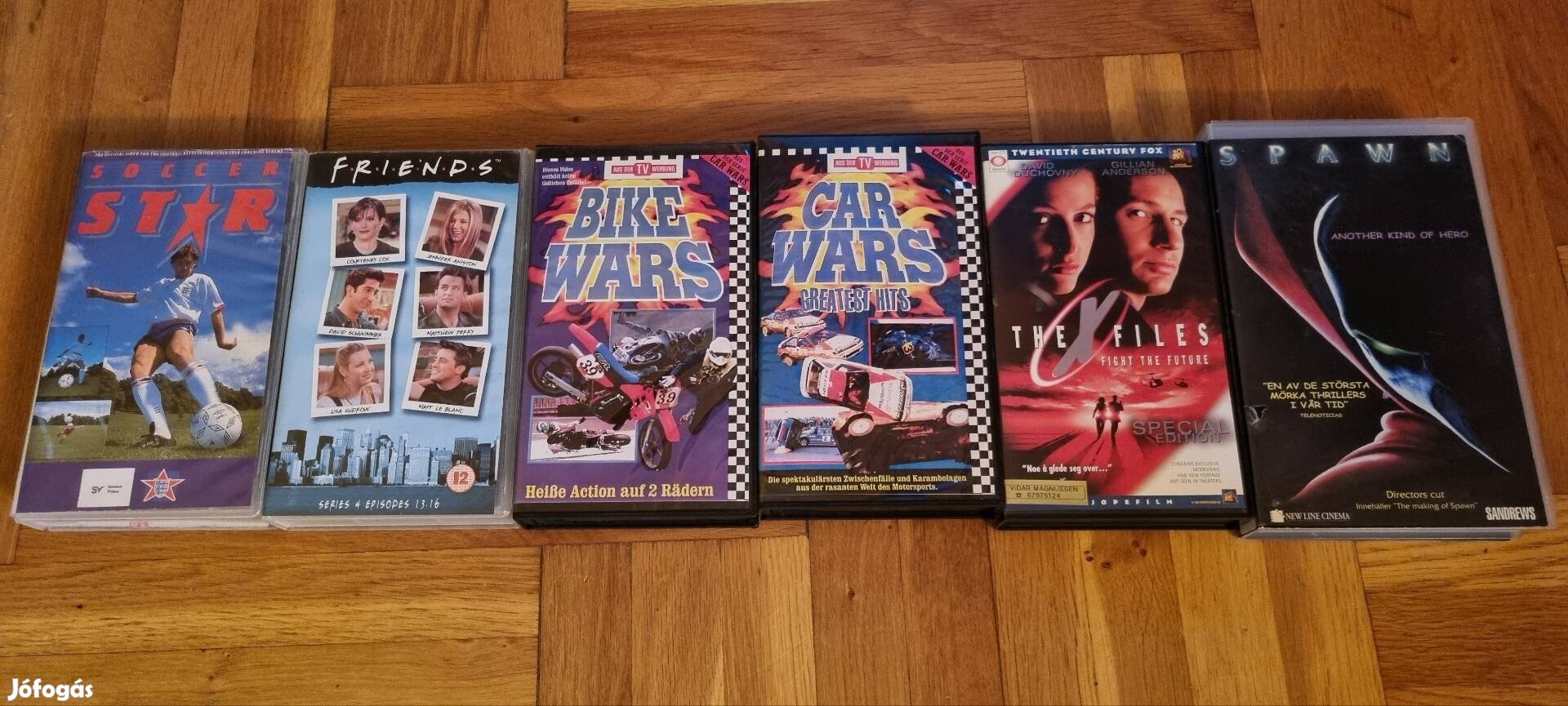 6 db eredeti vhs kazetta