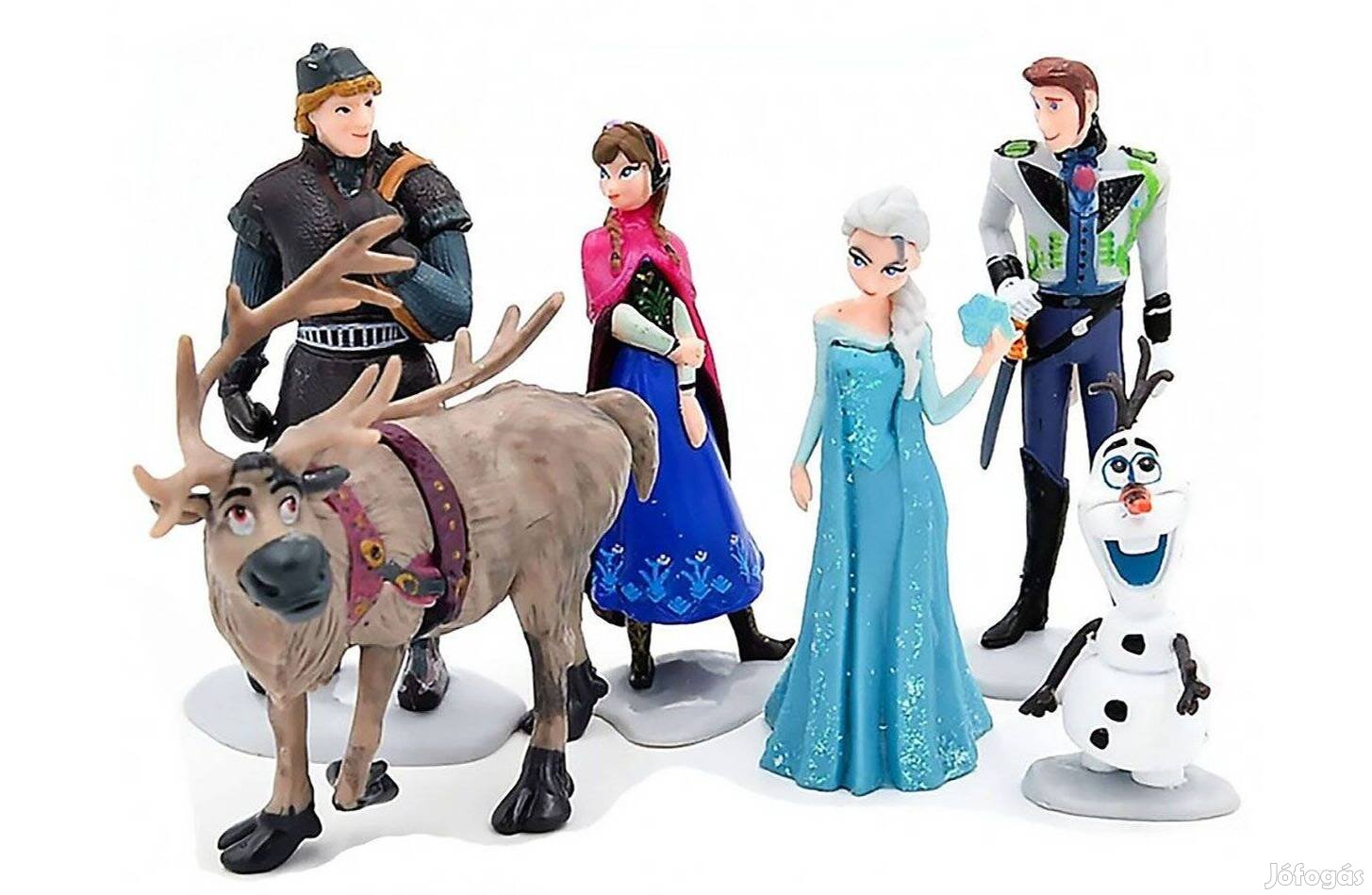 6 db-os Frozen Jégvarázs figura szett