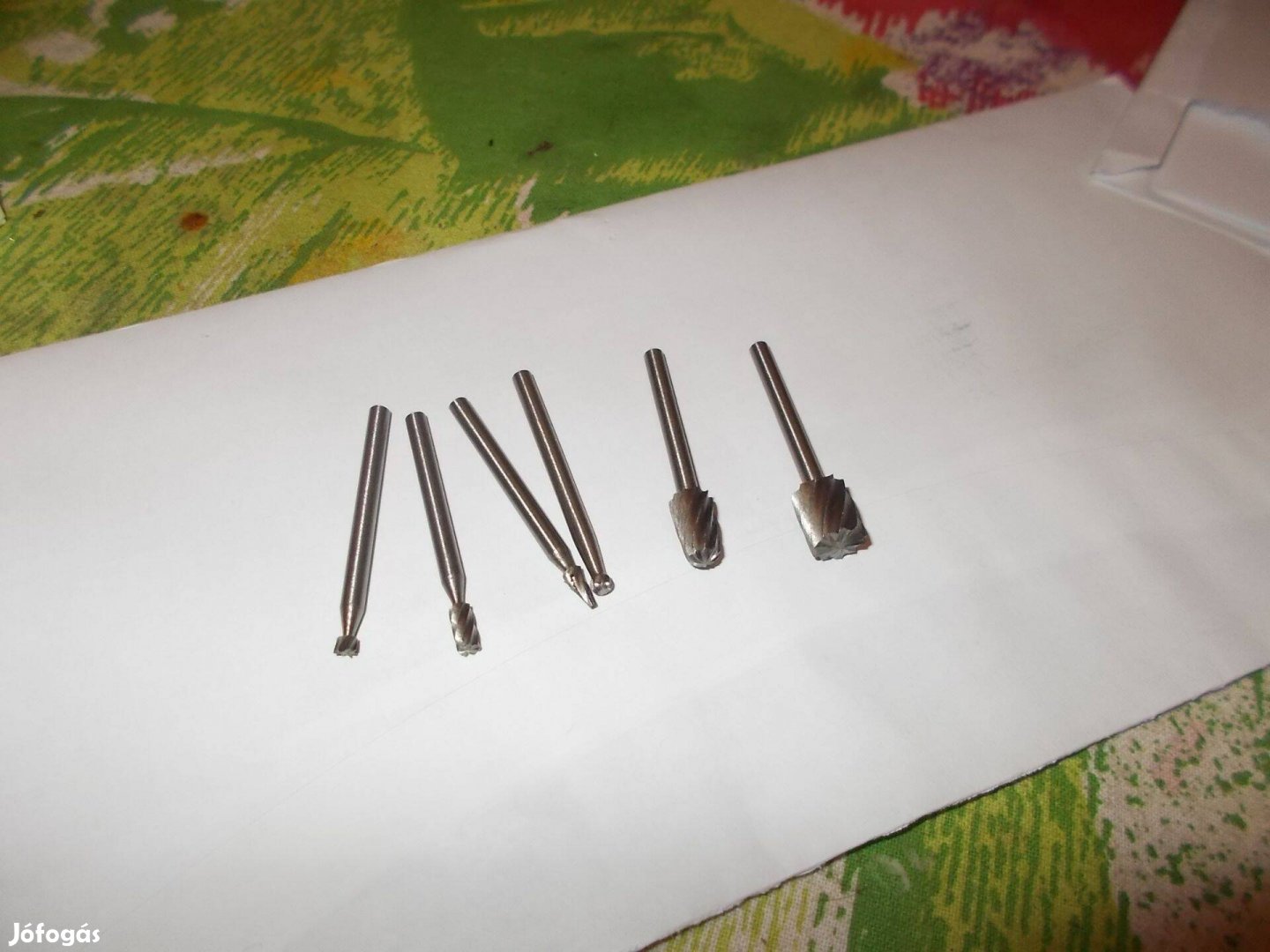 6 db os készlet Dremel maró fejek -új-