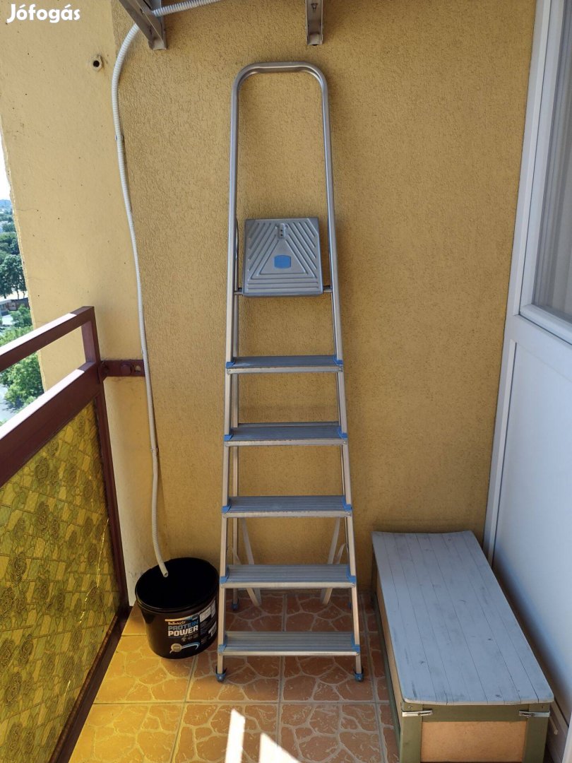 6 fokos aluminium létra eladó, ár: 14e ft