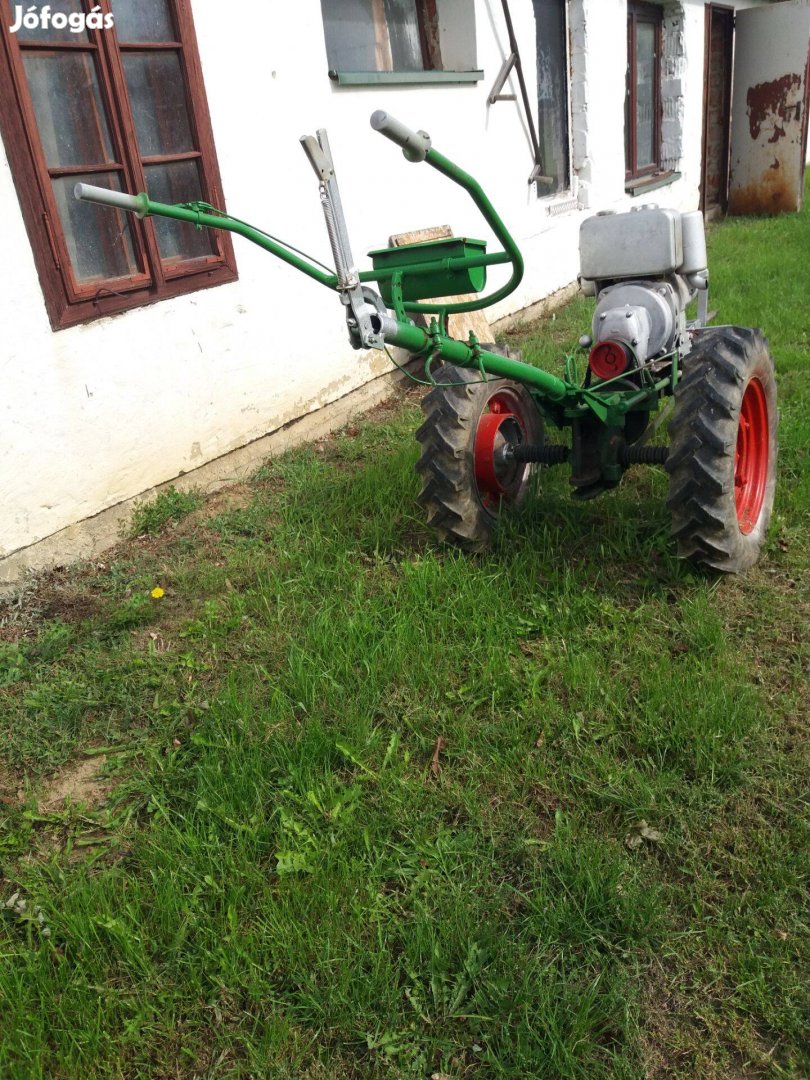 6 lóerős 1hengeres dizel rótációs trakor eke,boróna tartózék