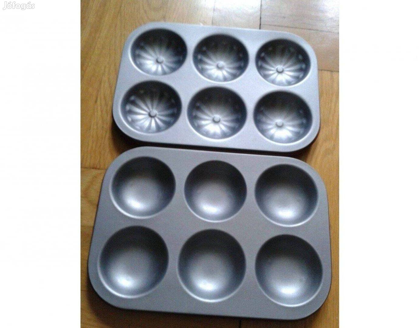 6 részes sütemény sütő forma, sütőforma muffin tepsi